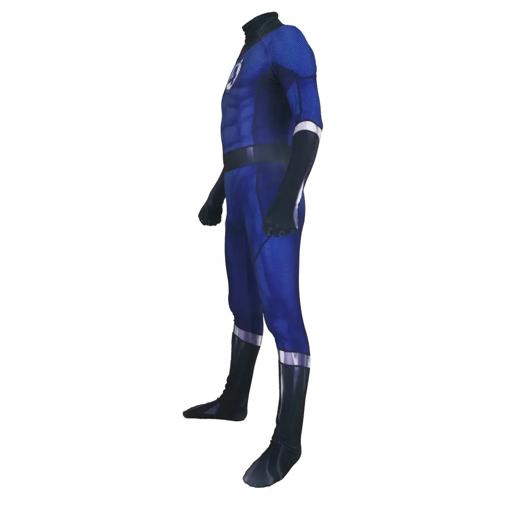 Blue Marvel Stryker Costume Halloween Suit - Image 2
