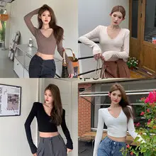 Women Black Hollow Out Slim Fit T-Shirt Short Sleeve — feature 27