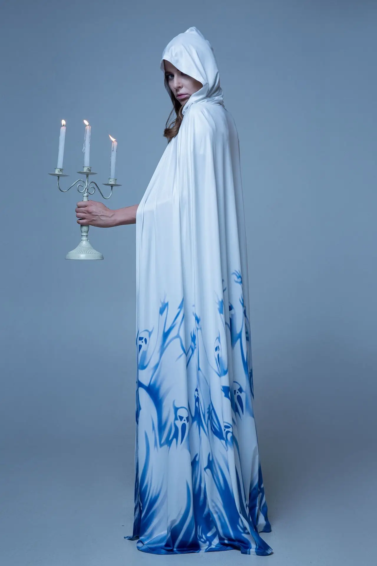 Vampire Witch Costume Dress Black Blue Red — feature 16