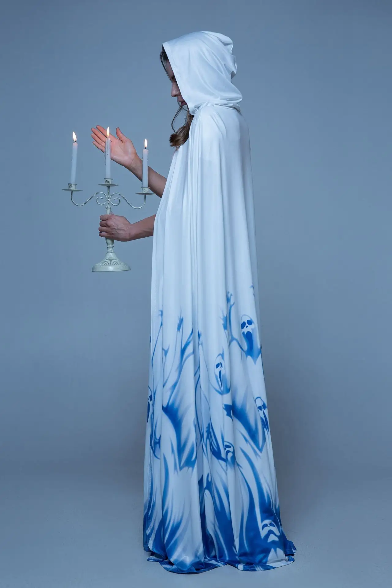 Vampire Witch Costume Dress Black Blue Red — feature 17