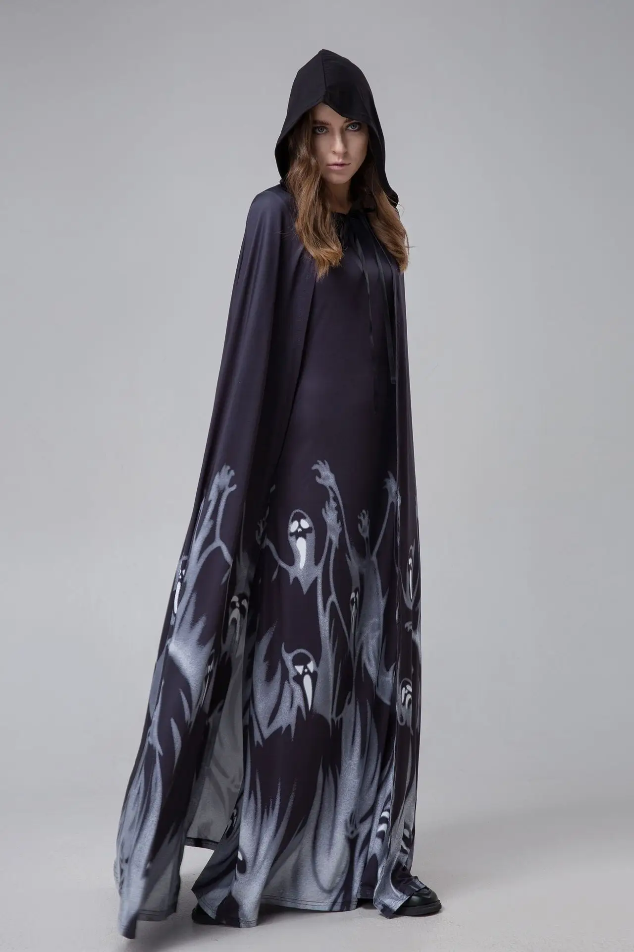 Vampire Witch Costume Dress Black Blue Red — feature 20