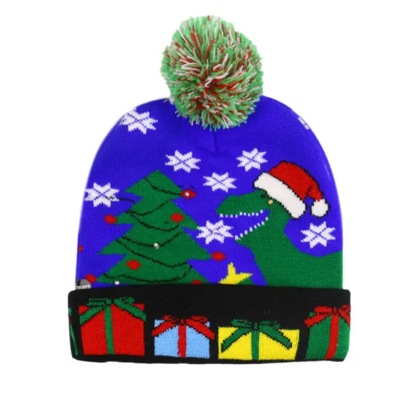 Luminous Knitted Christmas Hat for Men Women - Image 10