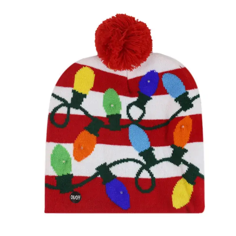 Luminous Knitted Christmas Hat for Men Women - Image 13