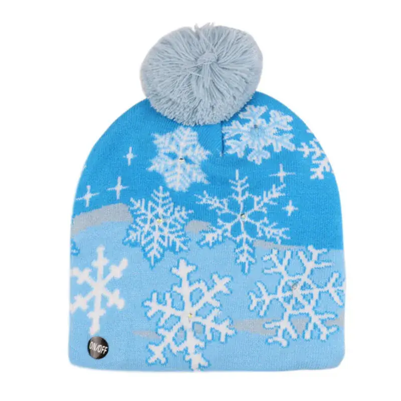 Luminous Knitted Christmas Hat for Men Women - Image 3