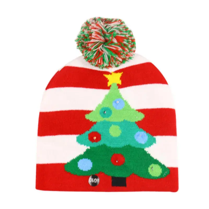 Luminous Knitted Christmas Hat for Men Women - Image 5