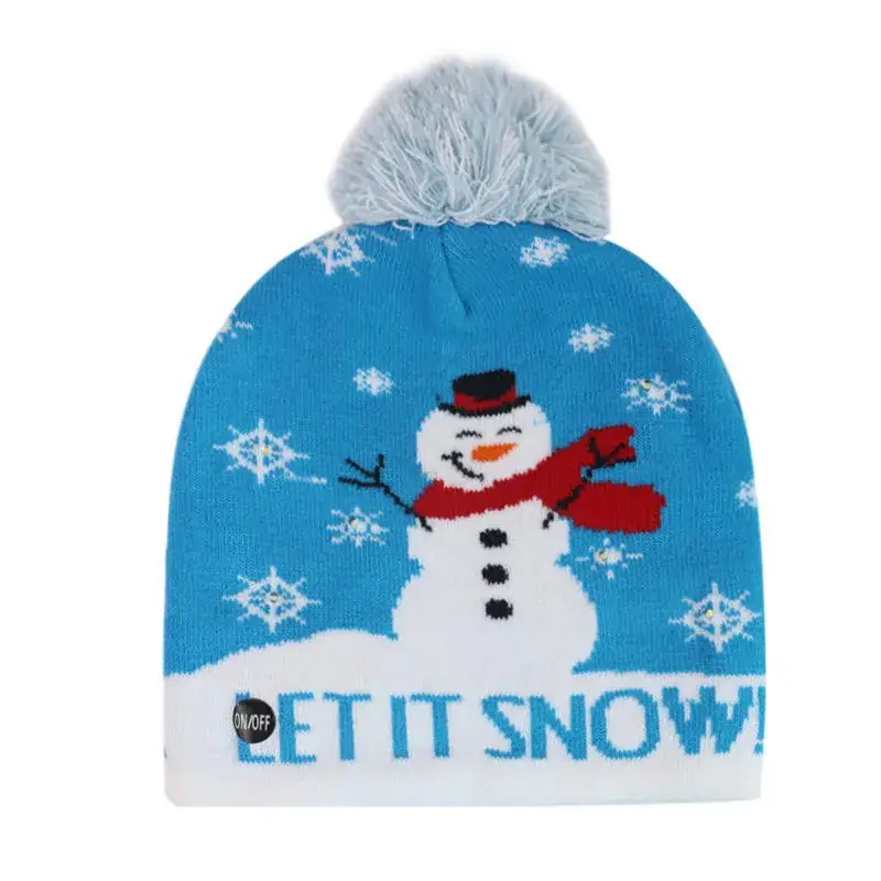 Luminous Knitted Christmas Hat for Men Women - Image 6