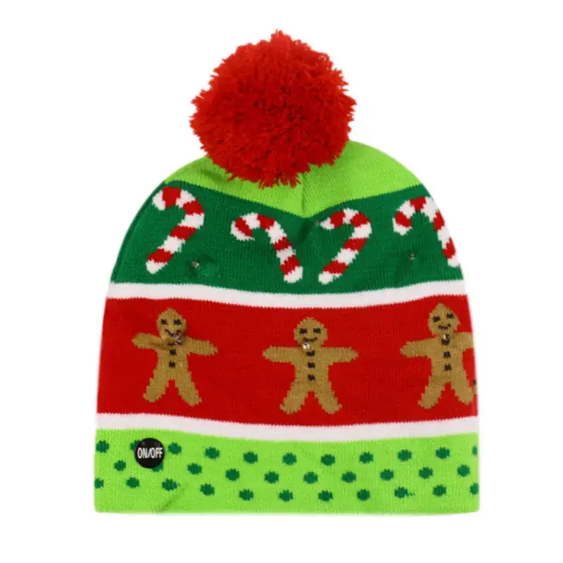 Luminous Knitted Christmas Hat for Men Women - Image 7