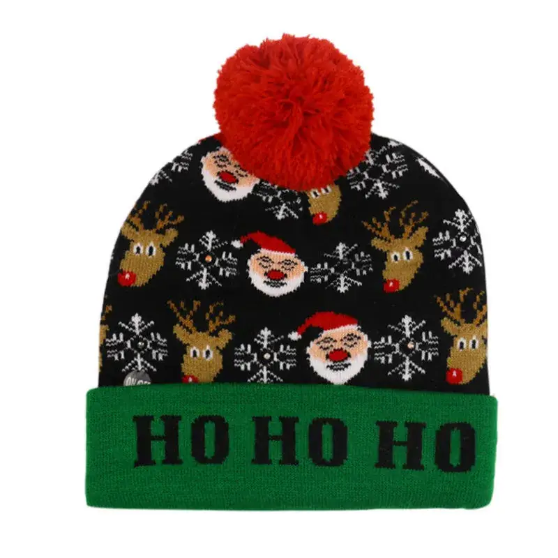 Luminous Knitted Christmas Hat for Men Women - Image 9