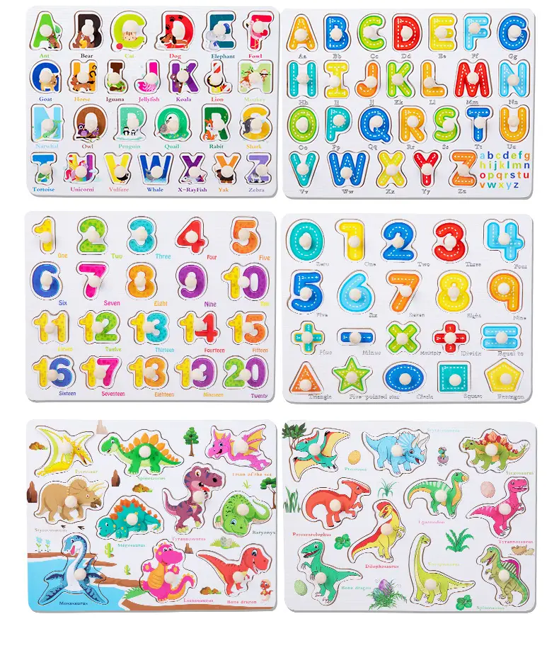 Wooden Animal & Number Puzzles for Kids — feature 10