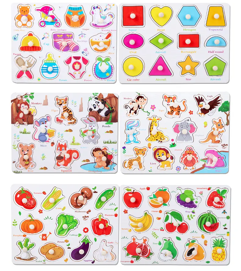 Wooden Animal & Number Puzzles for Kids — feature 9
