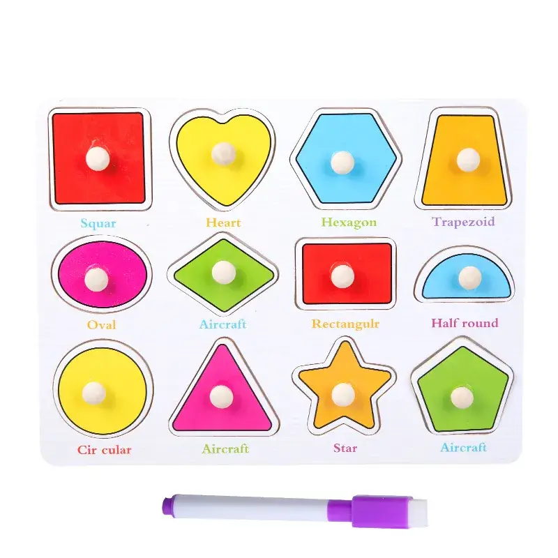 Wooden Animal & Number Puzzles for Kids - Image 2