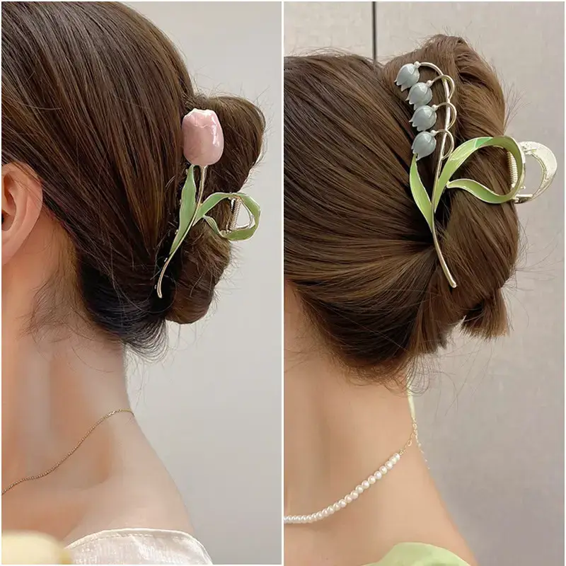 Golden Butterfly Hair Clip for Women Summer Claw Accessory - Image 20