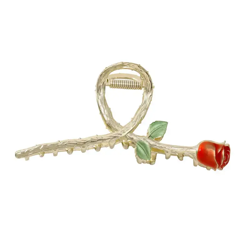 Golden Butterfly Hair Clip for Women Summer Claw Accessory - Image 22