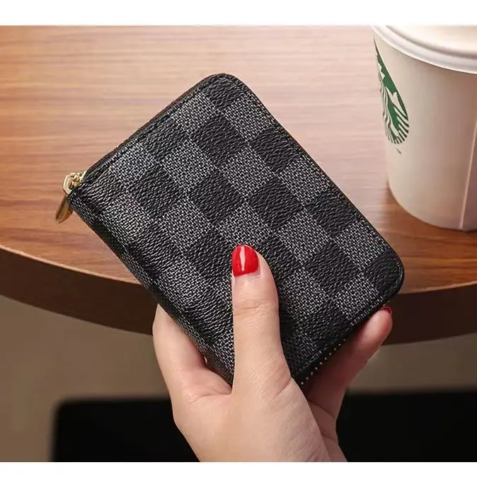 Card Holder Integrated Wallet Women's Large Capacity Anti-degaussing Card Holder Mini Small Coin Wallet Women's Driver's License Card Holder
