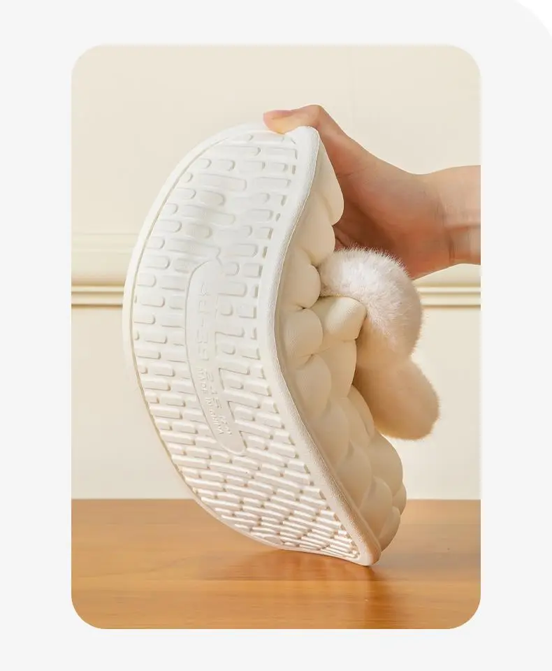 Detachable Cotton Slippers Women's Autumn and Winter Thick Bottom Indoor Home Cute Non-Slip Fleece-Lined Warm Men's Cotton Slippers for Winter — feature 15