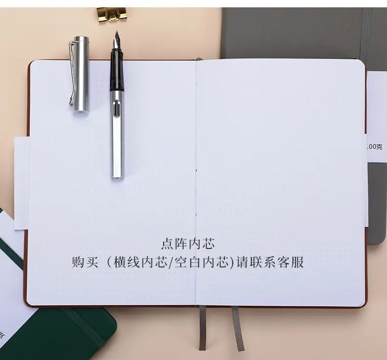 A5 Cross-Border Dot Matrix Notebook with Elastic Strap — feature 4