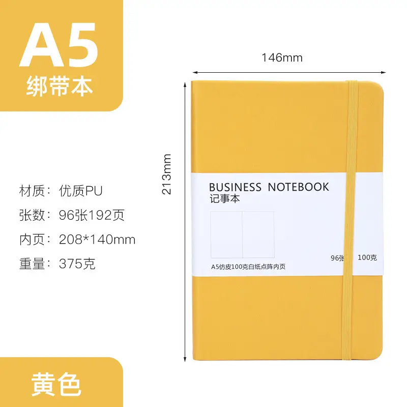 A5 Cross-Border Dot Matrix Notebook with Elastic Strap - Image 6