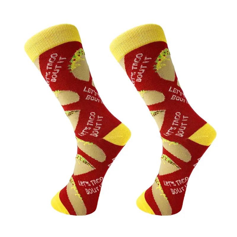 European and American cartoon men's tube socks animal series couple sports socks personalized color tide socks factory direct supply