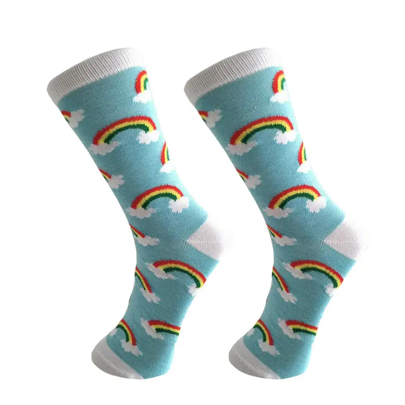 European and American cartoon men's tube socks animal series couple sports socks personalized color tide socks factory direct supply