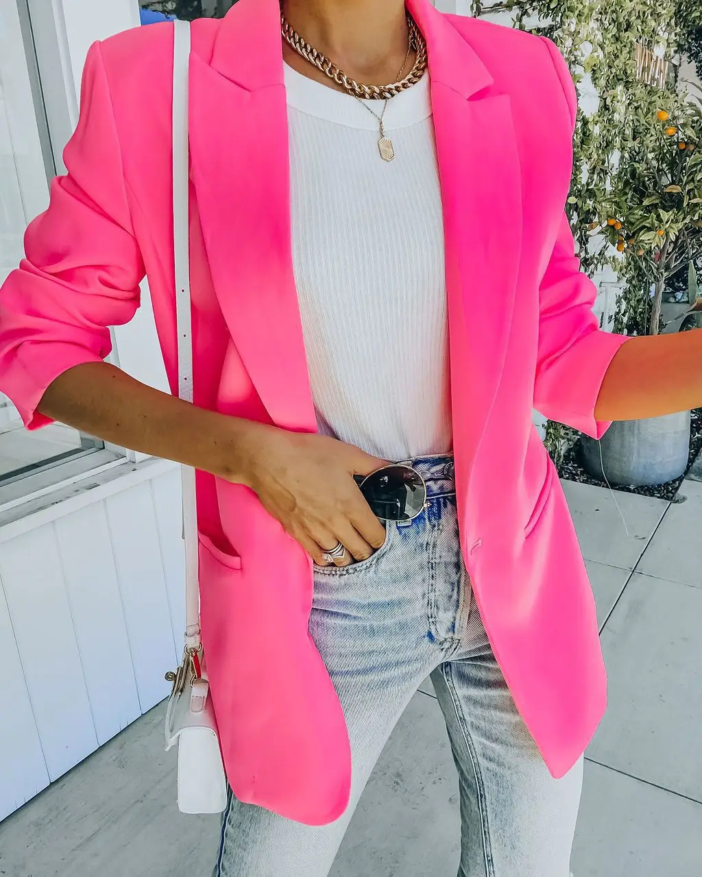 Long Sleeve Slim Suit Jacket for Women Spring Summer - Image 3