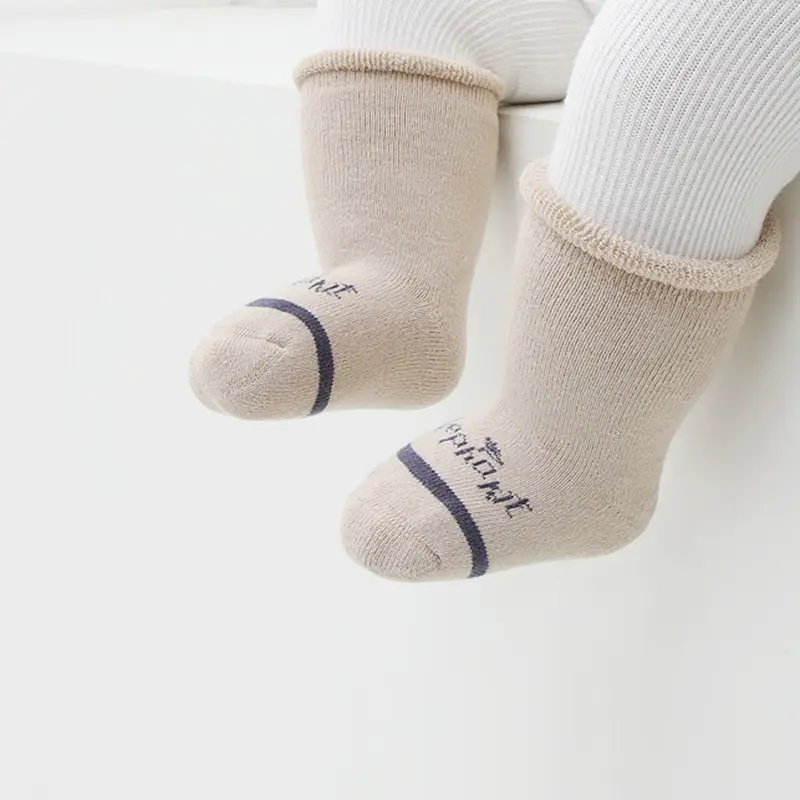 22 Winter Warm Baby Socks 0-5 Yrs Terry Velvet