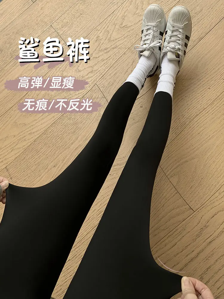 Women's Velvet Shark Butt Lifting Leggings 2025 Winter - Image 8