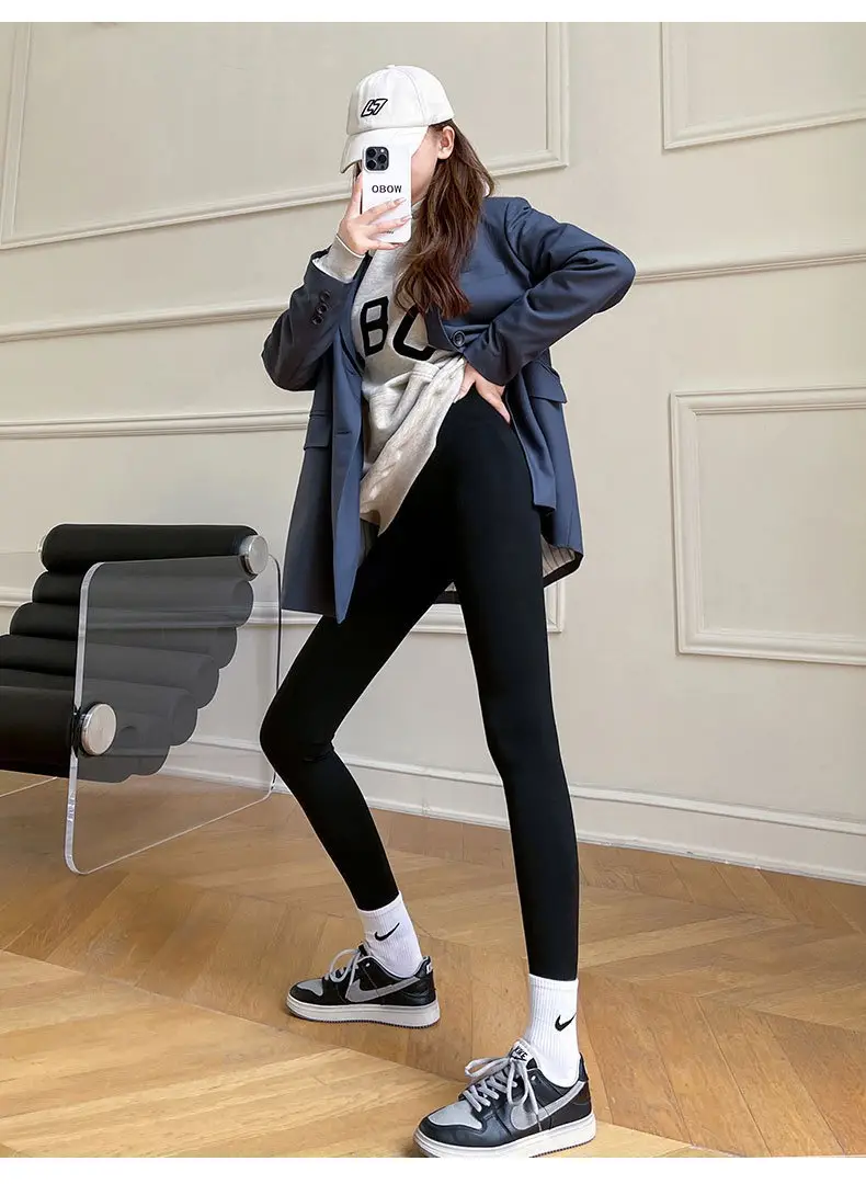 Women's Velvet Shark Butt Lifting Leggings 2025 Winter — feature 20