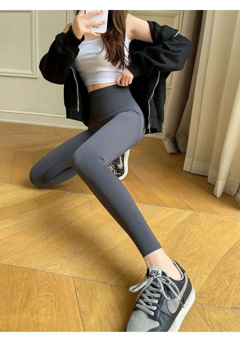 Women's Velvet Shark Butt Lifting Leggings 2025 Winter — feature 24