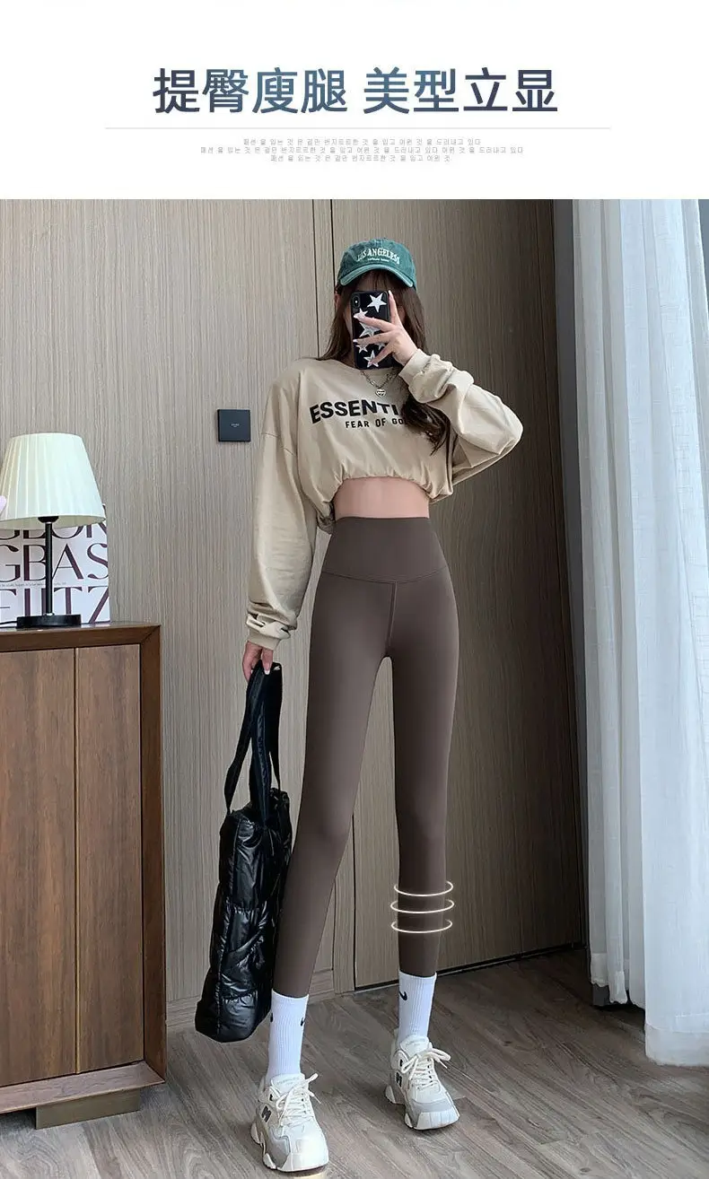 Women's Velvet Shark Butt Lifting Leggings 2025 Winter — feature 4