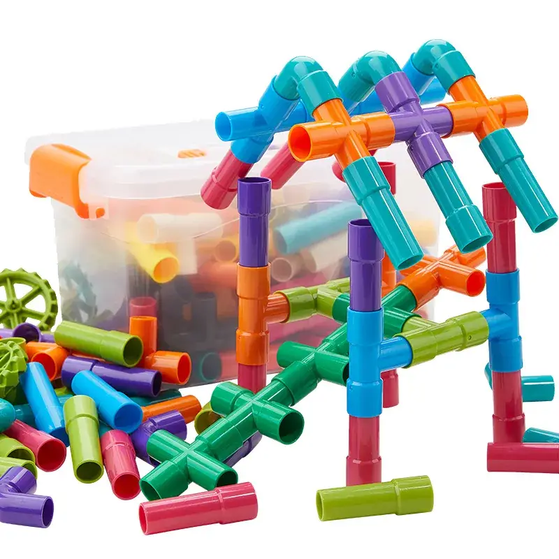 Children's Pipe Building Blocks 3-Year Old Educational Toy Kit - Image 18
