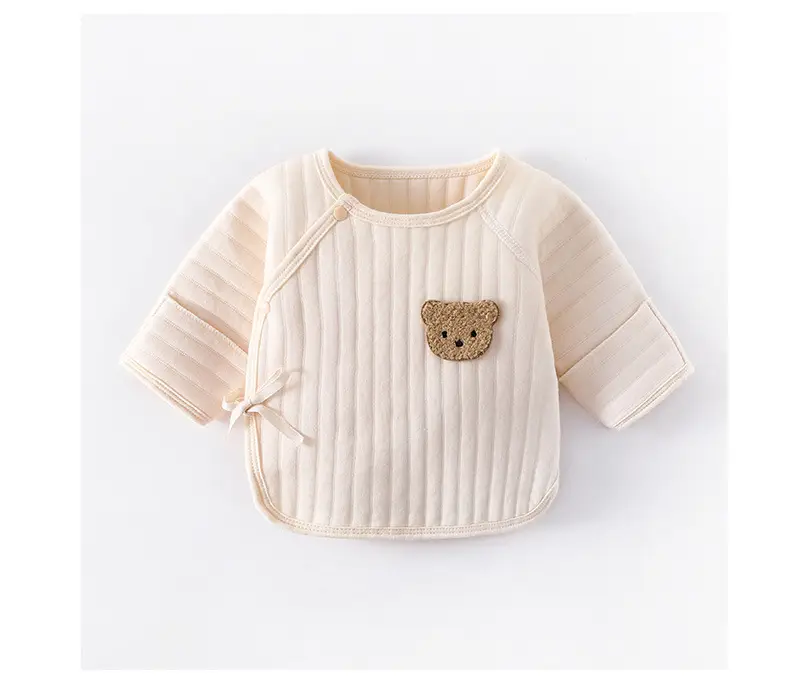 Newborn Boneless Half Back T-Shirt White Bear Patch — feature 10
