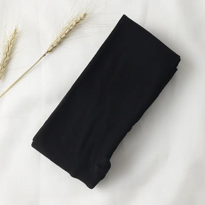 Black Faux Cashmere Leggings Women High Waist Non Slip