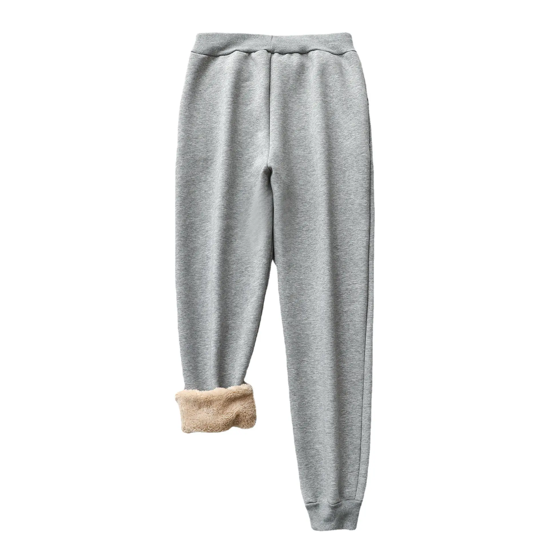 Winter Red Lamb Fleece Pants Large Thickened Cotton - Image 7