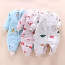 Baby Pajamas Split Leg Quilted Winter Cotton — feature 10