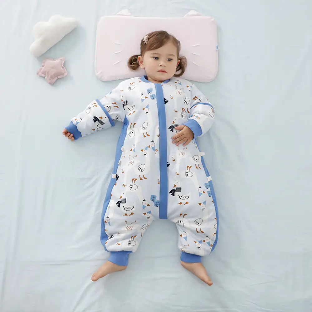 Blue Sleeve Goose 120g Quilted Side Sleeping Bag