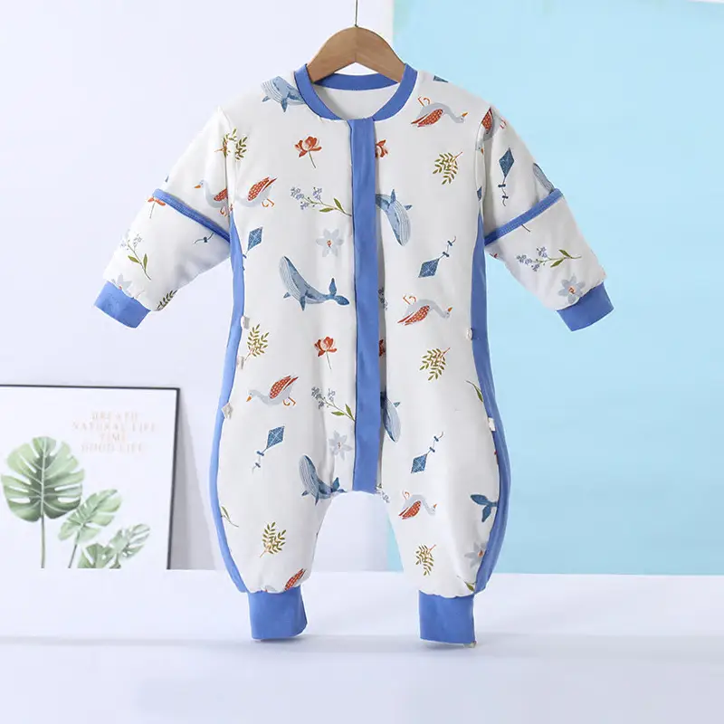 Ocean Blue Whale 120g Side Spelling Quilted Sleeping Bag