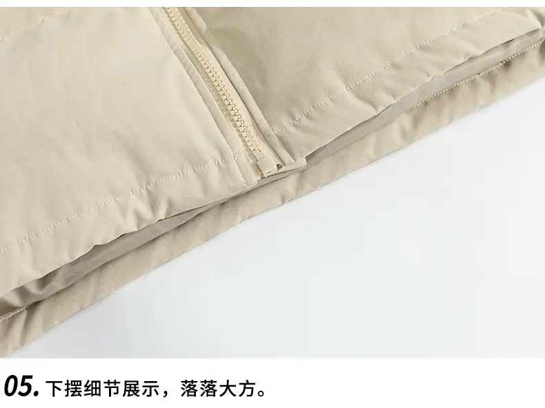 Pink Cotton Padded Jacket for Men with Embroidered Logo — feature 49