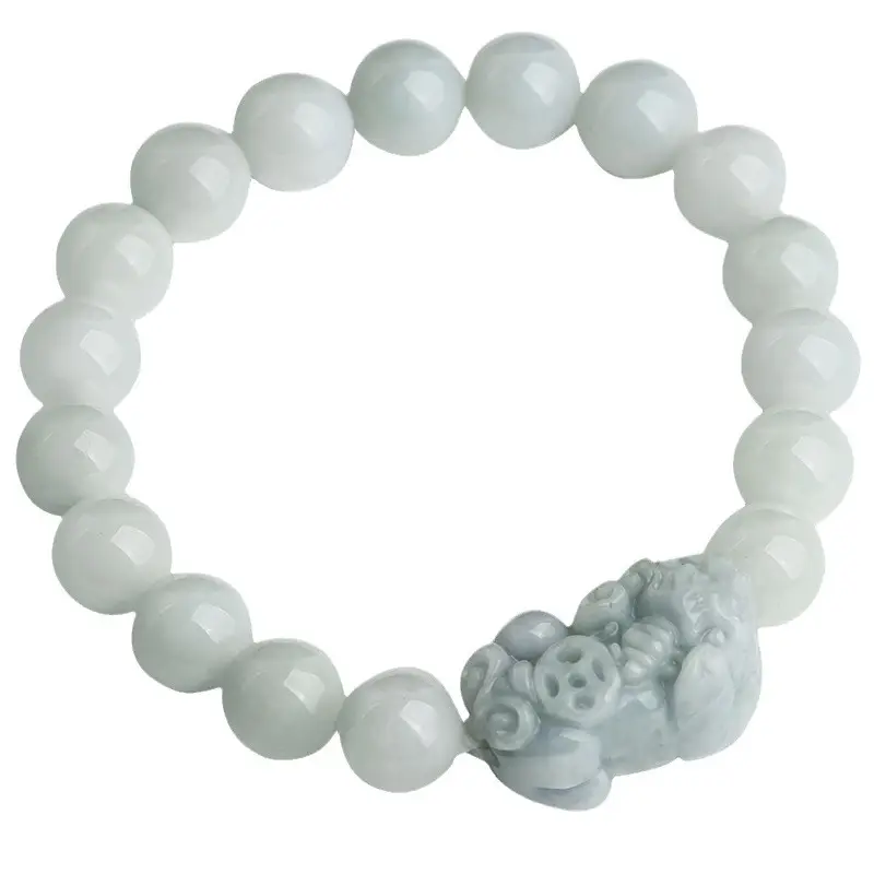 Ice Jade Bracelet with Flower Pendant for Women - Image 5