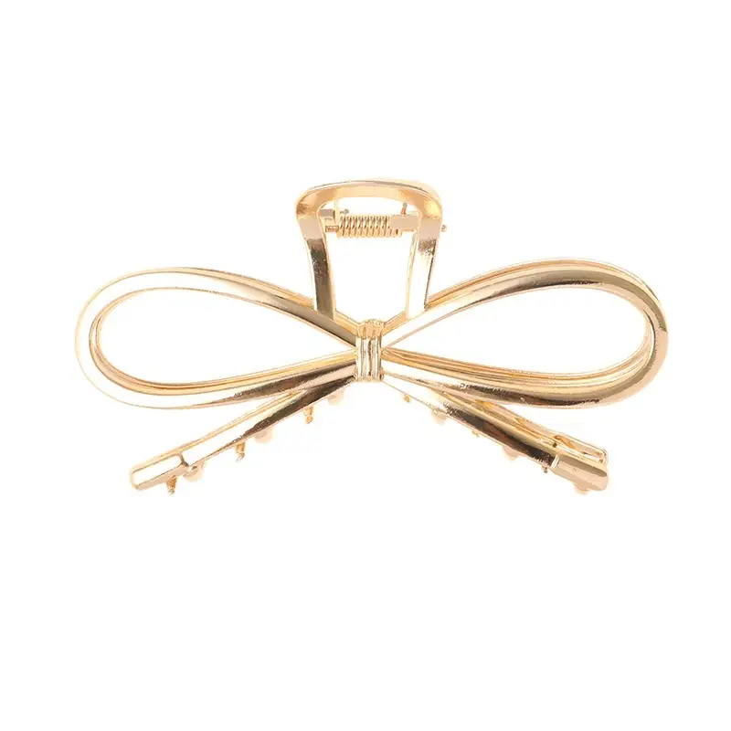 Gold Metal Hair Clip for Women Large Back Clip - Image 7
