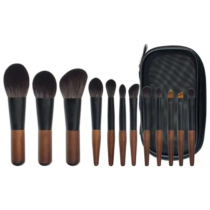 12-Piece Mini Makeup Brushes Set for Face & Body - Image 8