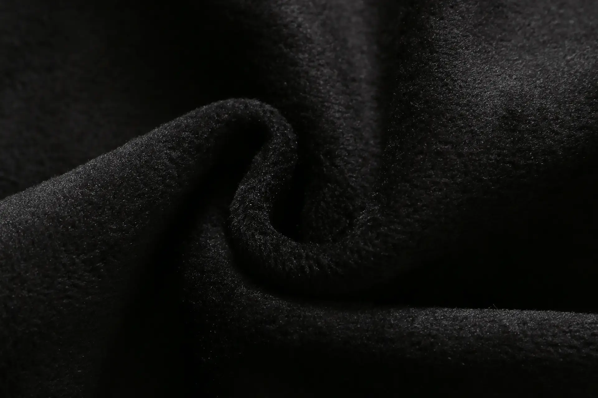 Women's Fleece Slim Fit Carrot Pants Black — feature 11
