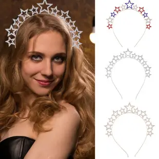 Digital Crown Hair Band with Diamond Headwear for Birthday Party — feature 31