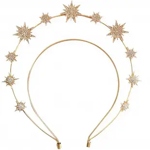 Digital Crown Hair Band with Diamond Headwear for Birthday Party — feature 43