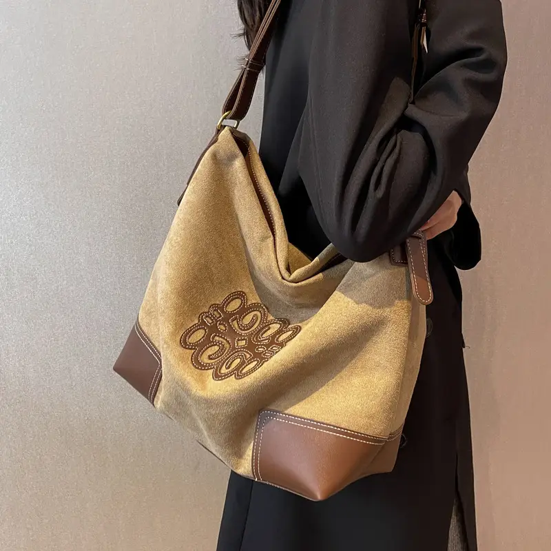 Women's Suede Shoulder Bag 2022 New Fashion - Image 5