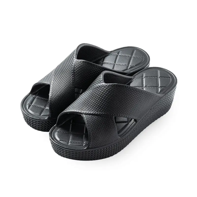 Women White Wedge Sandals Round Toe Summer - Image 2