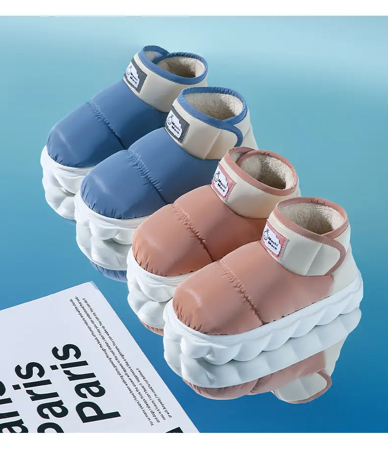 Women Winter Cotton Slippers Warm Non-Slip Outdoor — feature 11