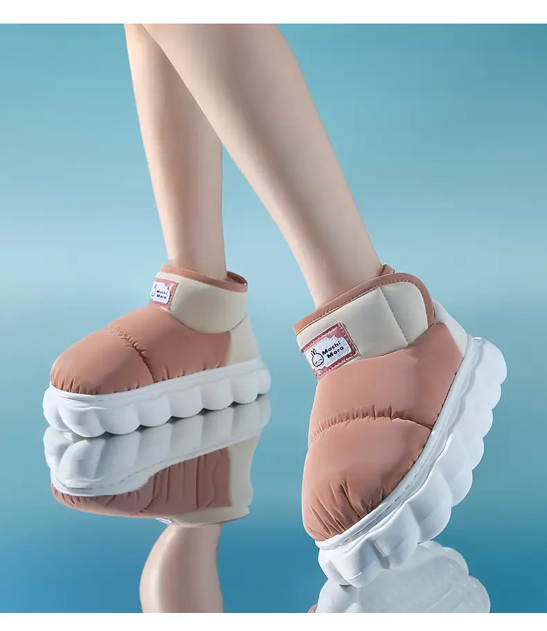 Women Winter Cotton Slippers Warm Non-Slip Outdoor — feature 9
