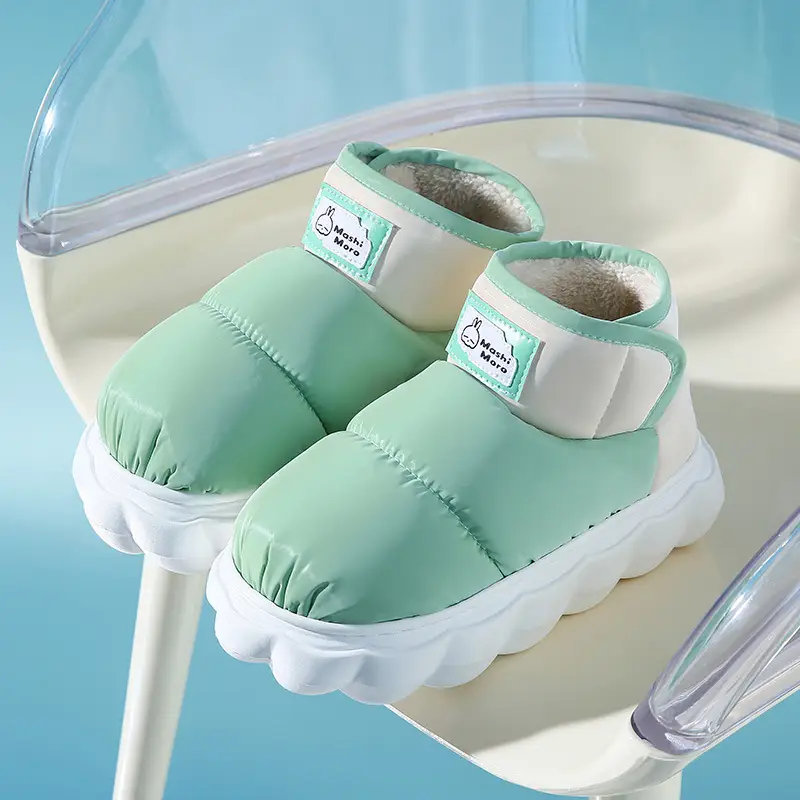 Women Winter Cotton Slippers Warm Non-Slip Outdoor - Image 3