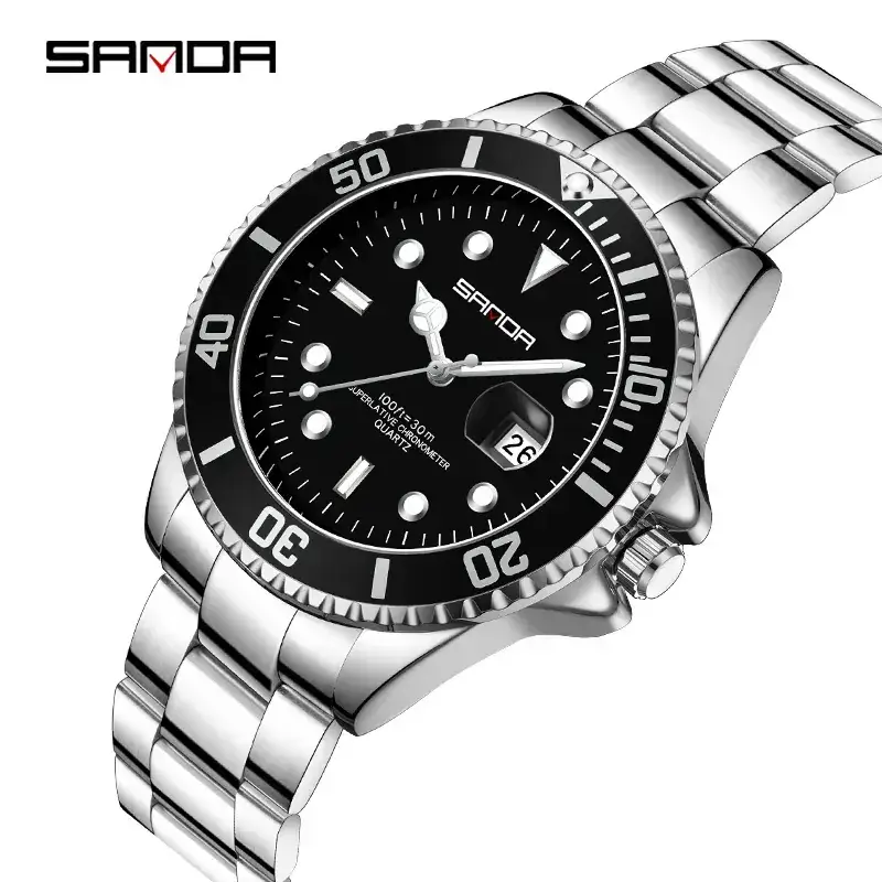 Sanda Green Water Ghost Watch for Men