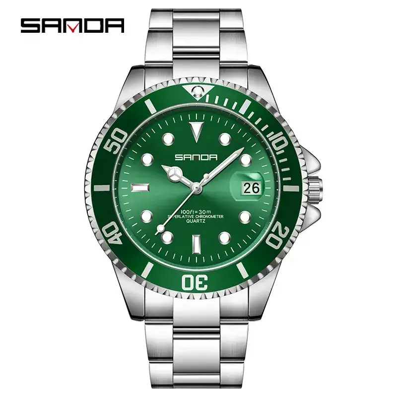 Sanda Green Water Ghost Watch for Men